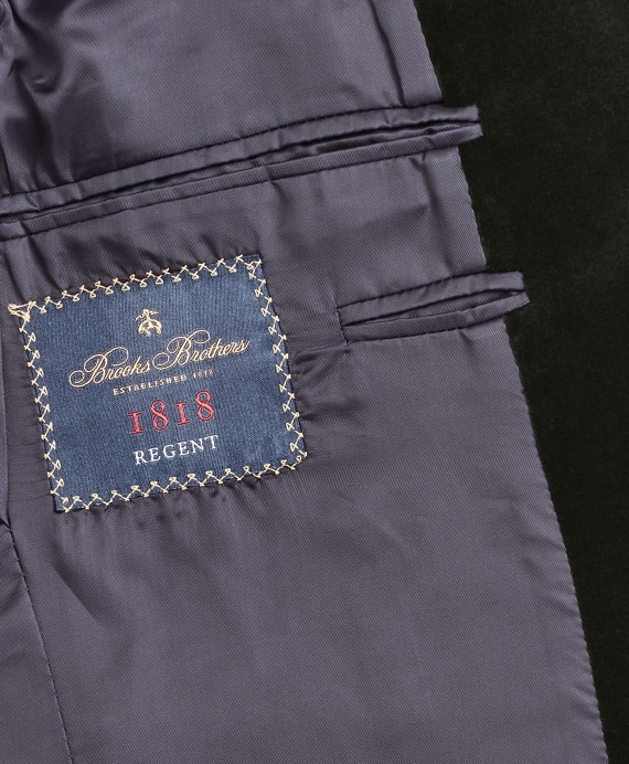 Regent Fit Velvet Tuxedo Jacket - Brooks Brothers Outlet