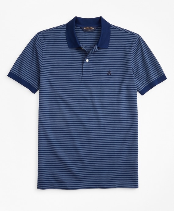 Slim Fit Feeder Stripe Polo Shirt - Brooks Brothers Outlet