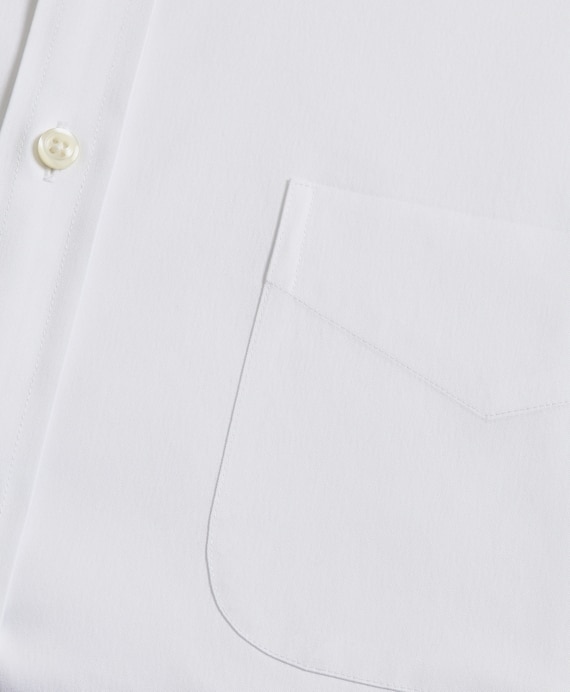 Milano Slim Fit Dress Shirt, Performance Non-Iron with COOLMAX&reg;, Button-Down Collar Twill - Brooks Brothers Outlet