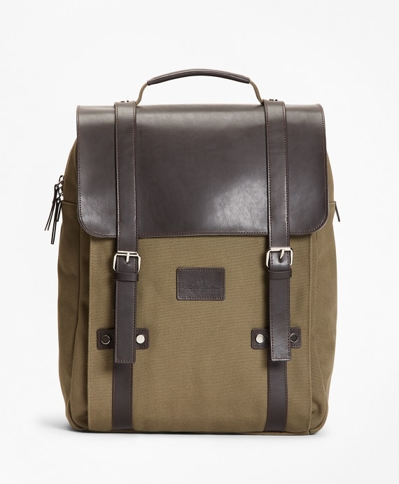 Canvas Backpack - Brooks Brothers Outlet