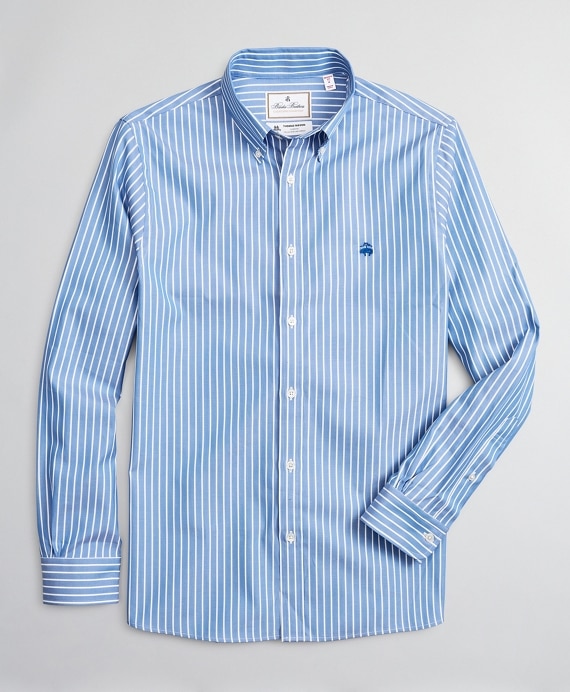 Luxury Collection Madison Classic-Fit Sport Shirt, Button-Down Collar Bold Stripe - Brooks Brothers Outlet