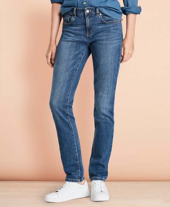 Stretch Denim Jeans - Brooks Brothers Outlet