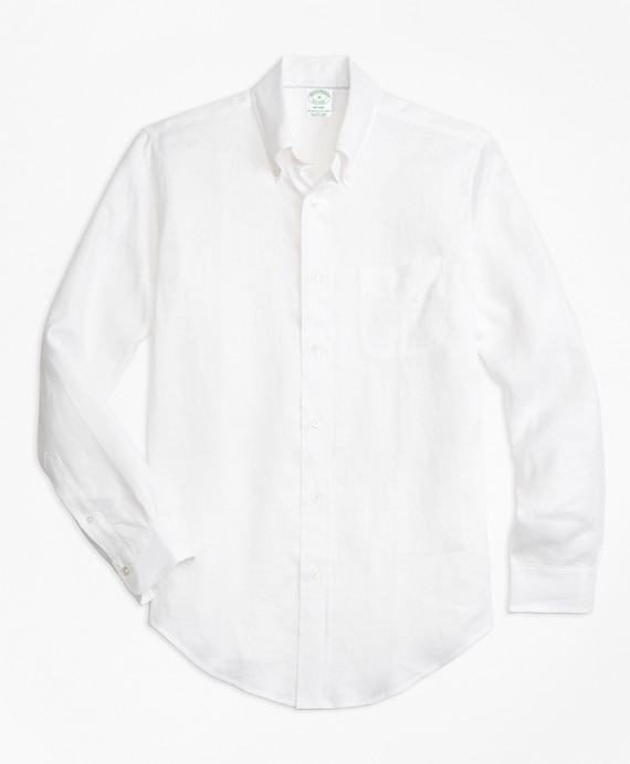 Milano Fit Irish Linen Sport Shirt - Brooks Brothers Outlet