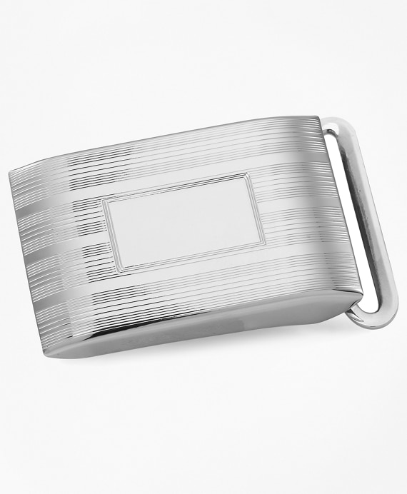 Sterling Engravable Plaque Buckle - Brooks Brothers Factory Outlet