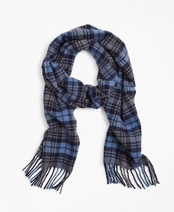 Wool Tartan Scarf - Brooks Brothers Factory Outlet