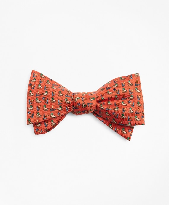 Duck Print Bow Tie - Brooks Brothers Outlet