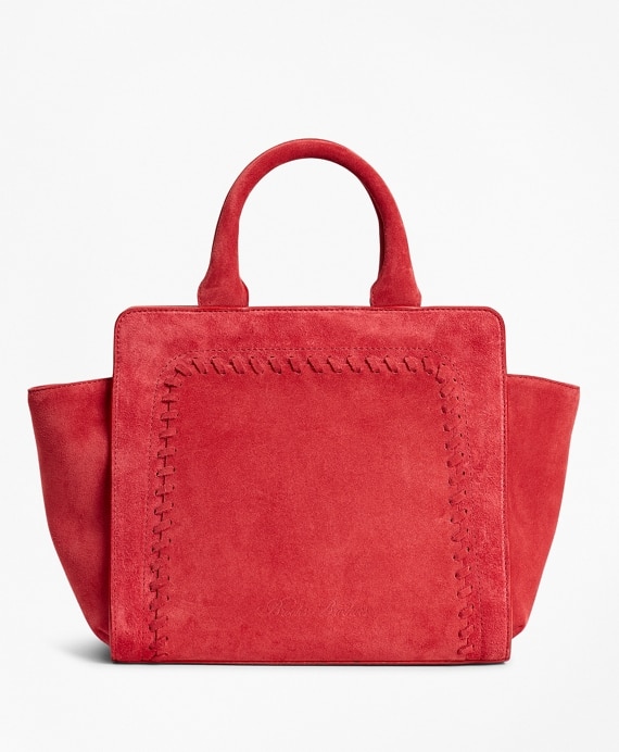 Suede Mini Tote Bag - Brooks Brothers Factory Outlet