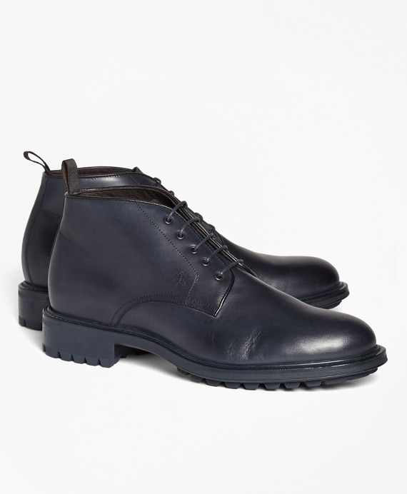 1818 Footwear Lug-Sole Leather Chukka Boots - Brooks Brothers Outlet