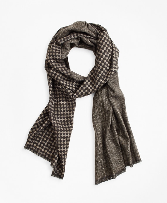 Double-Faced Cashmere Scarf - Brooks Brothers Factory Outlet
