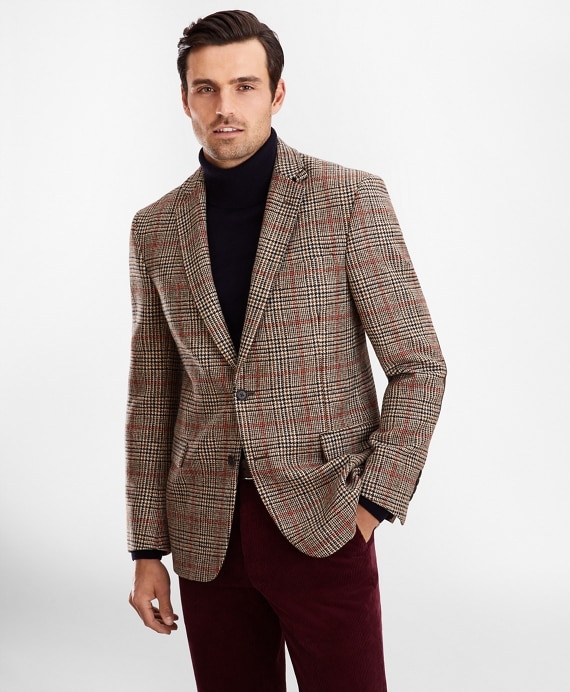 Regent Fit Plaid Sport Coat - Brooks Brothers Outlet