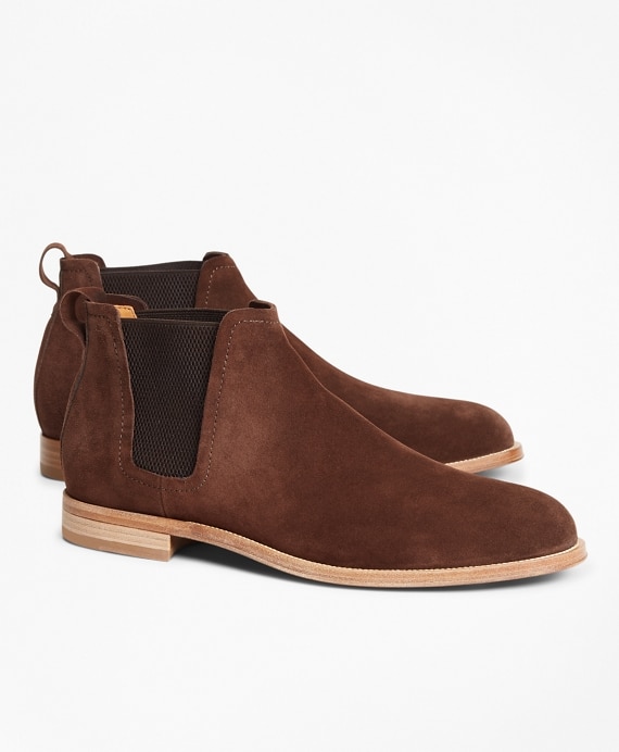 Chelsea Suede Boots - Brooks Brothers Outlet