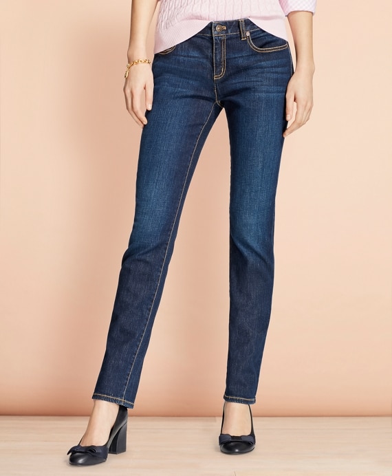 Stretch Denim Jeans - Brooks Brothers Outlet