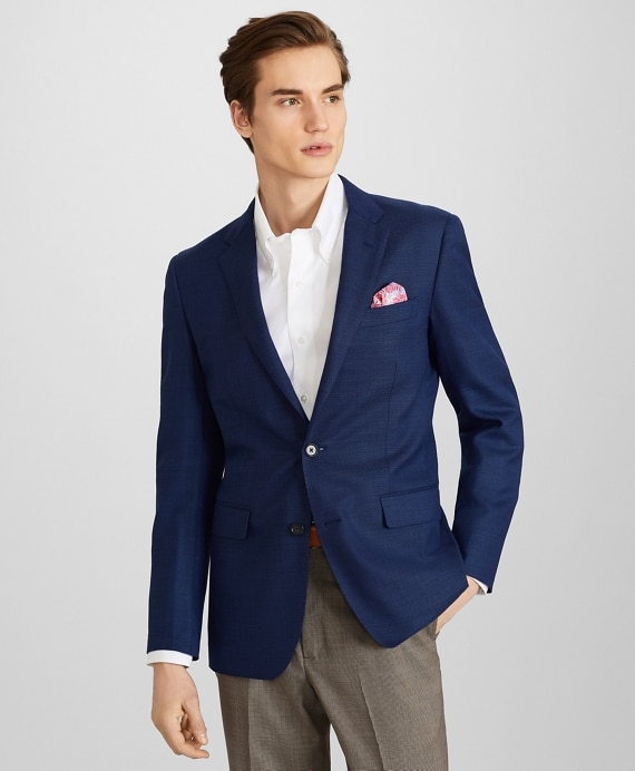 Milano Fit Hopsack Sport Coat - Brooks Brothers Outlet
