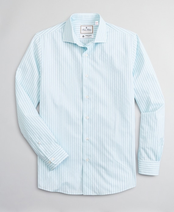 Luxury Collection Madison Classic-Fit Sport Shirt, Spread Collar Stripe - Brooks Brothers Outlet