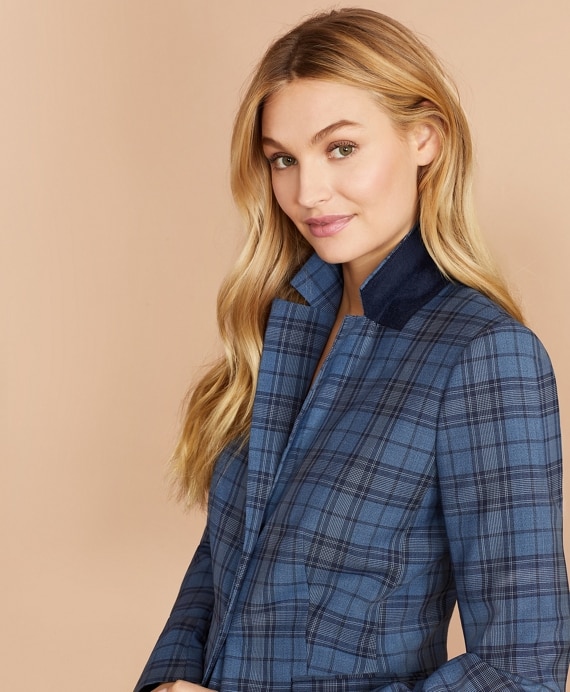 Tartan Wool Jacket - Brooks Brothers Outlet