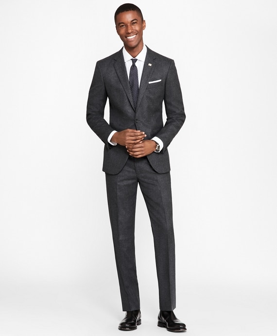Milano Fit Stretch Flannel 1818 Suit - Brooks Brothers Outlet