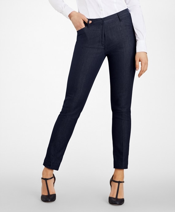 Slim-Fit Denim Pants - Brooks Brothers Outlet