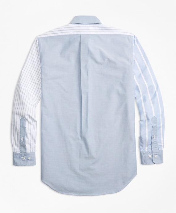 Regent Fit Oxford Fun Stripe Sport Shirt - Brooks Brothers Outlet