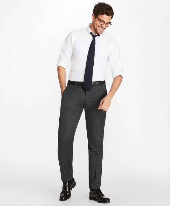 Soho Fit Washable Wool Pants - Brooks Brothers Outlet