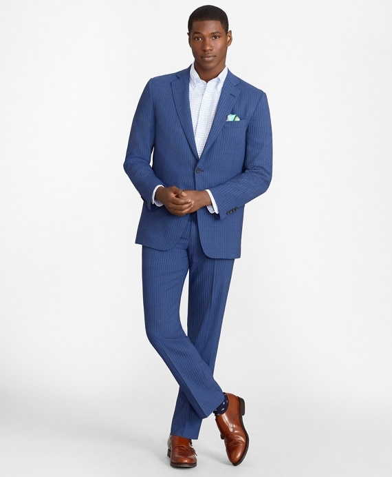 Regent Fit BrooksCool&reg; Pinstripe Suit - Brooks Brothers Outlet