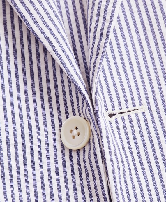 Regent Fit Stripe Seersucker Sport Coat - Brooks Brothers Outlet