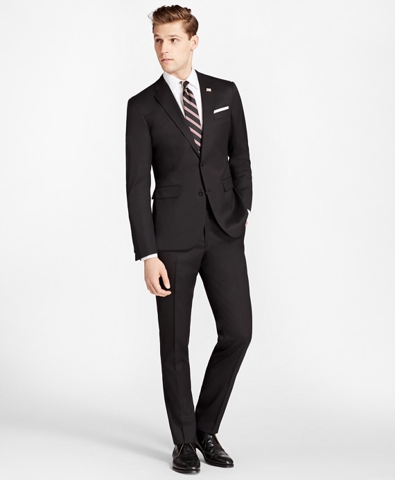 Milano Fit Stretch Wool Two-Button 1818 Suit - Brooks Brothers Outlet