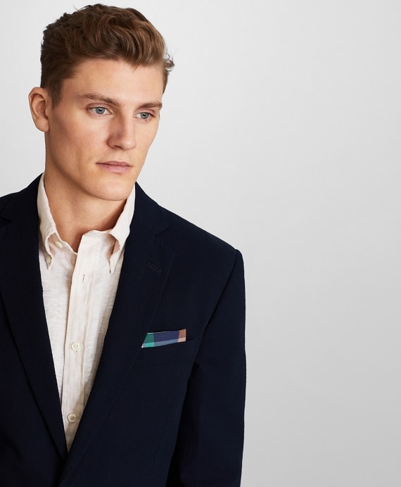 Regent Fit Seersucker Sport Coat - Brooks Brothers Outlet