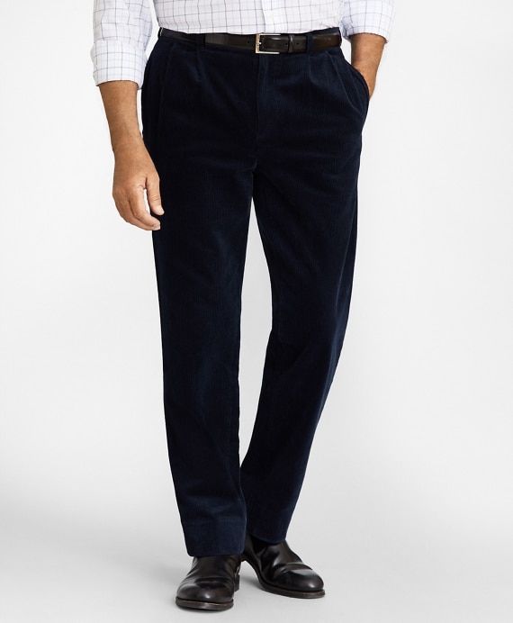 Elliot Fit Wide Wale Stretch Corduroys - Brooks Brothers Outlet