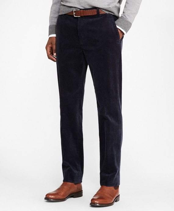 Milano Fit Wide Wale Stretch Corduroys - Brooks Brothers Outlet