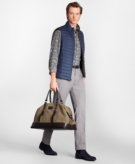 Canvas Duffle Bag - Brooks Brothers Outlet