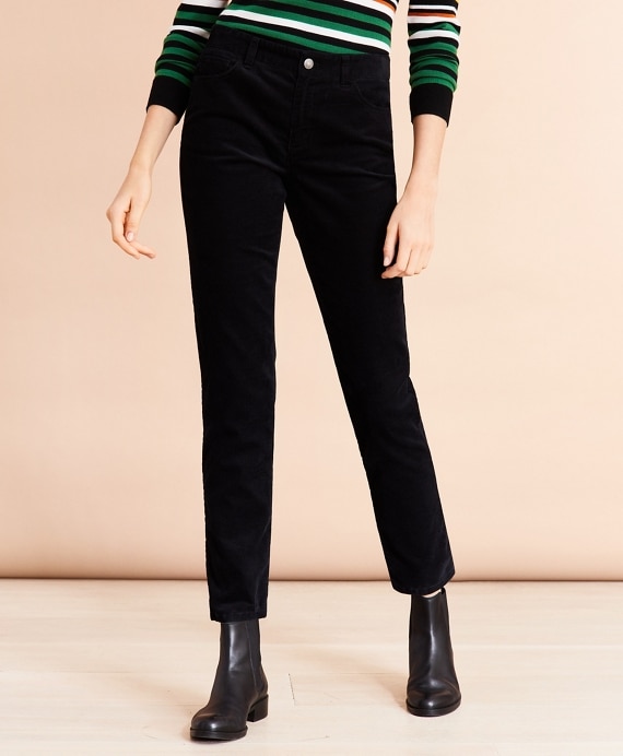 Stretch Corduroy Five-Pocket Pants - Brooks Brothers Outlet