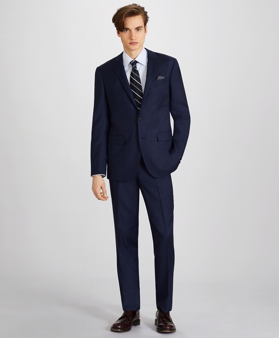 Milano Fit Wool Two-Button 1818 Suit - Brooks Brothers Outlet