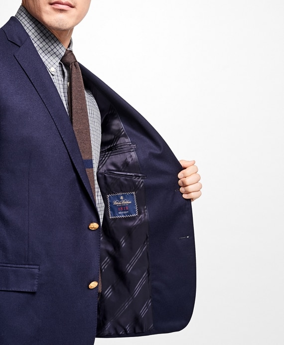 Regent Fit Doeskin Stretch Wool Blazer - Brooks Brothers Outlet