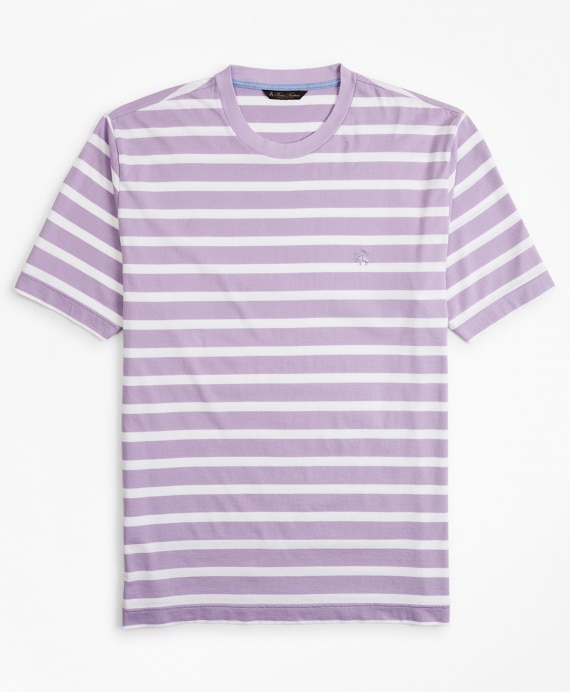 Supima&reg; Cotton Stripe T-Shirt - Brooks Brothers Factory Outlet