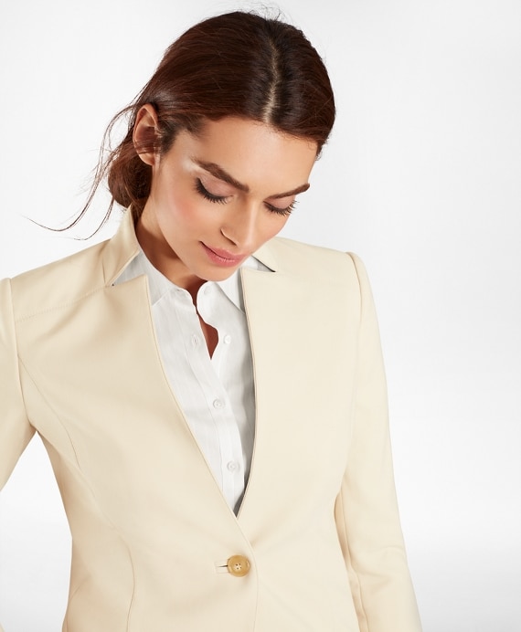 Double-Weave One-Button Jacket - Brooks Brothers Outlet