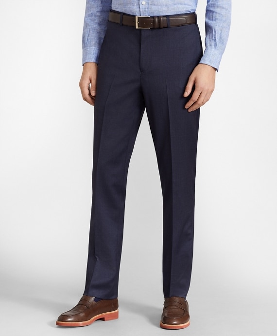 BrooksFlex&trade; Milano-Fit Wool Trousers - Brooks Brothers Outlet