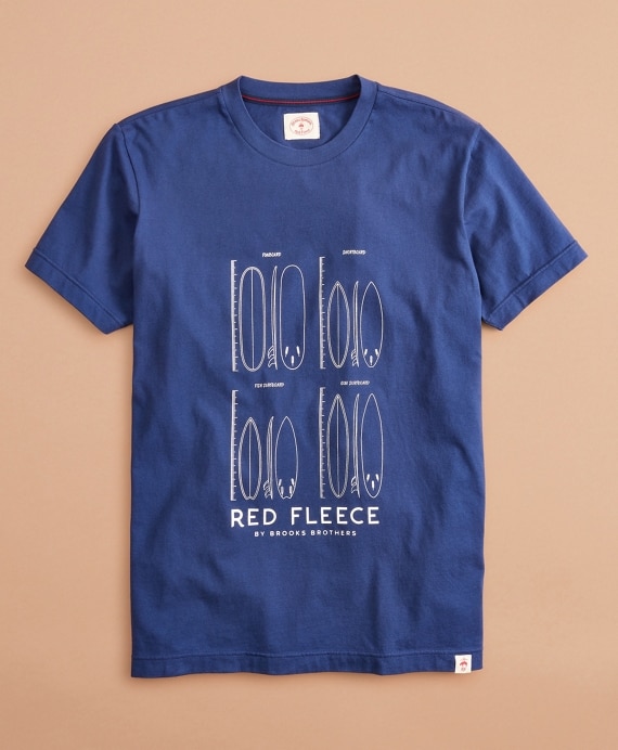 Surfboard Graphic T-Shirt - Brooks Brothers Outlet