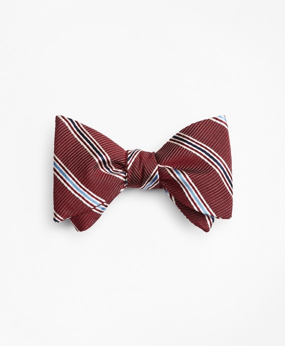 Track Stripe Bow Tie - Brooks Brothers Outlet