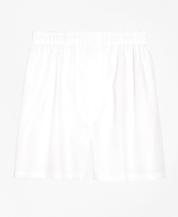 Slim Fit Broadcloth Boxers - Brooks Brothers Factory Outlet
