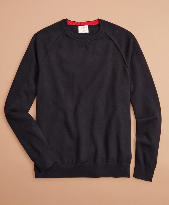 Cotton-Cashmere Crewneck Sweater - Brooks Brothers Outlet