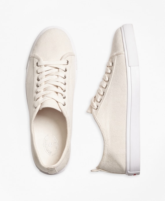 Canvas Sneakers - Brooks Brothers Outlet