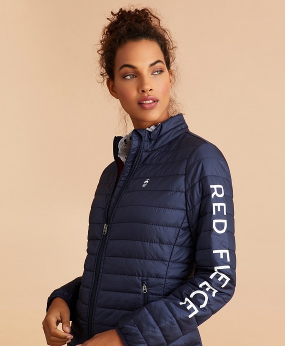 Logo-Graphic Puffer Jacket - Brooks Brothers Outlet