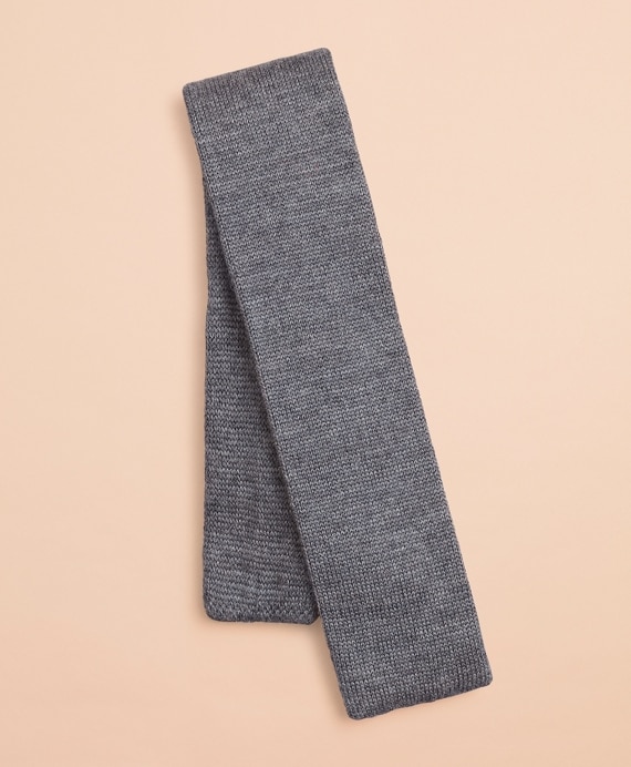 Fair Isle Wool Knit Tie - Brooks Brothers Outlet