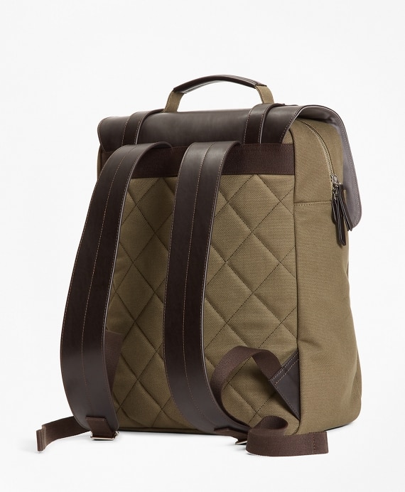 Canvas Backpack - Brooks Brothers Outlet