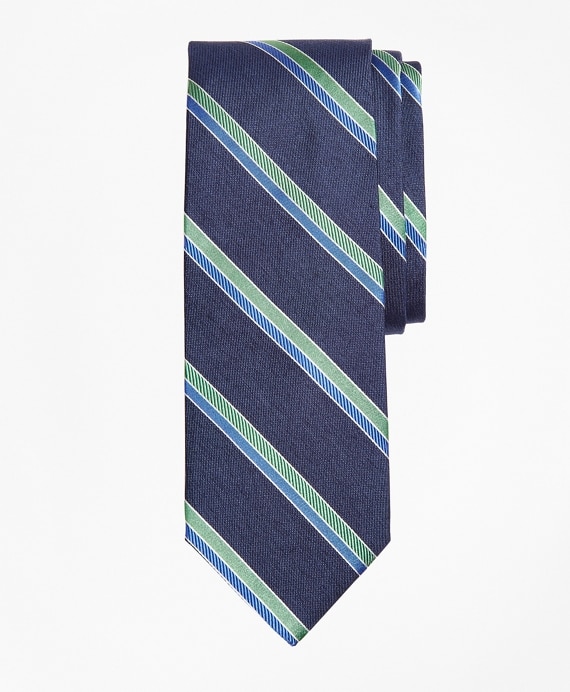 Heather Stripe Tie - Brooks Brothers Outlet