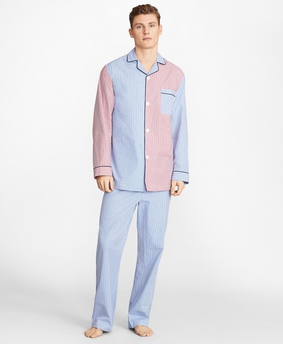 Seersucker Fun Pajamas - Brooks Brothers Outlet