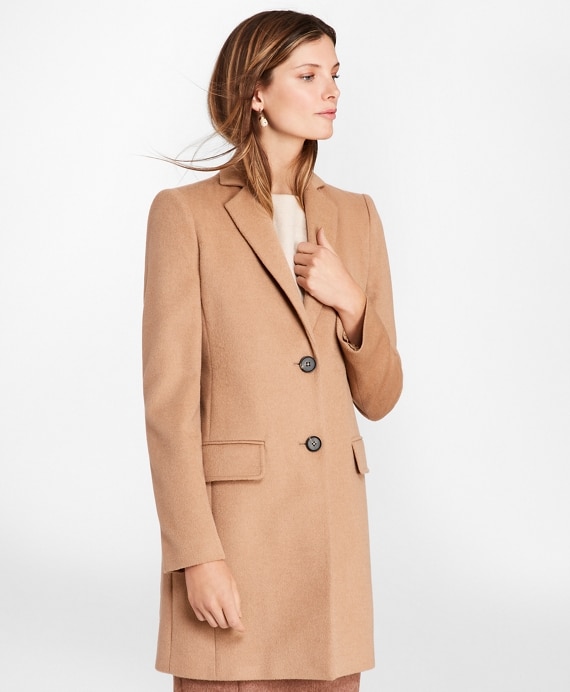 Camel Hair Car Coat - Brooks Brothers Outlet