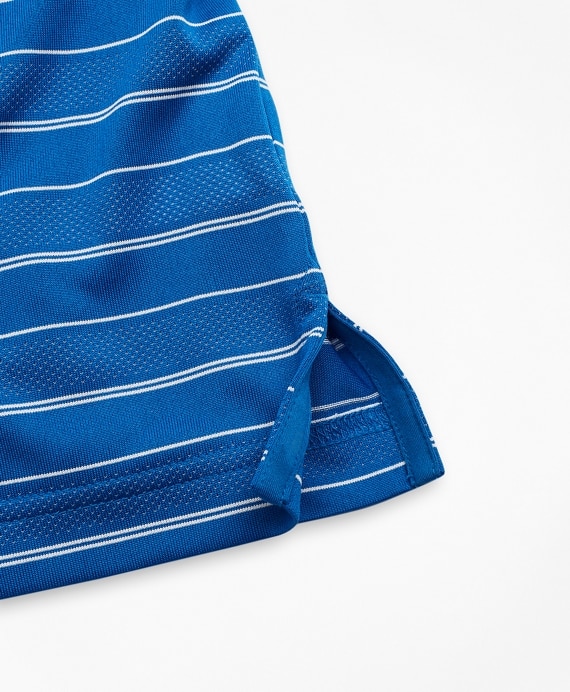 Performance Series Bird's-Eye Stripe Polo Shirt - Brooks Brothers Outlet