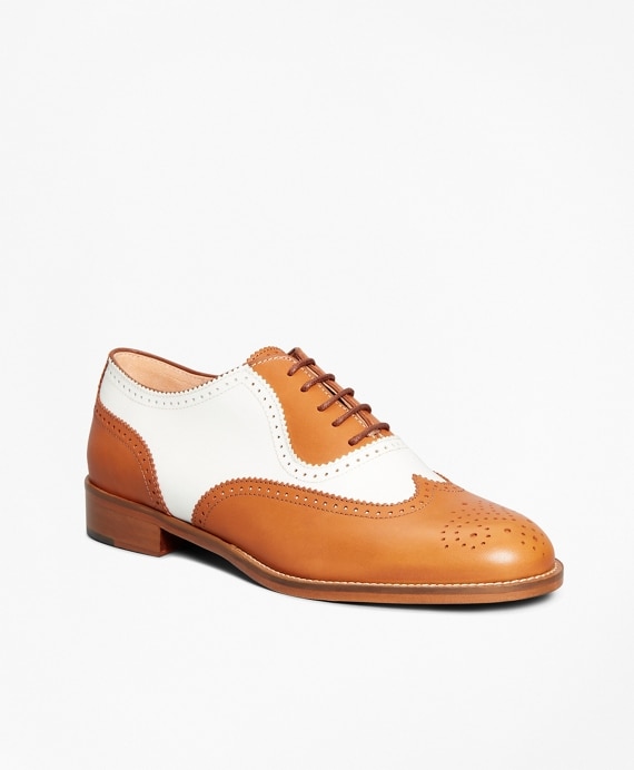 Leather Spectator Wingtips - Brooks Brothers Outlet