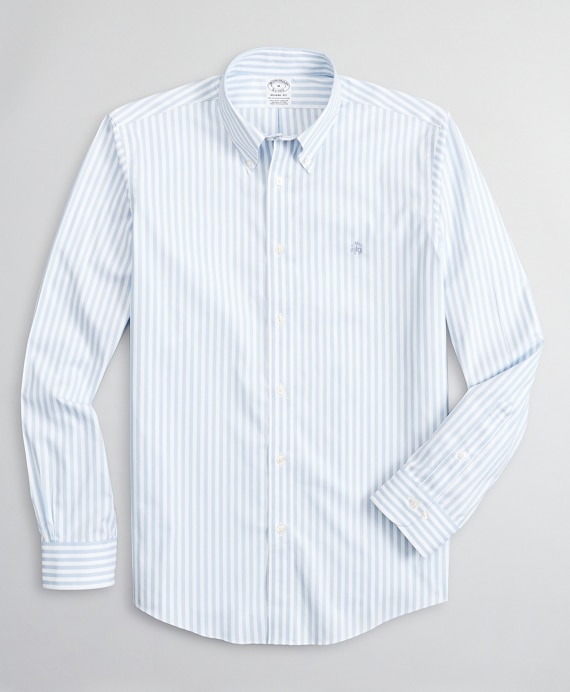 Stretch Regent Fitted Sport Shirt, Non-Iron Bold Bengal Stripe - Brooks Brothers Outlet
